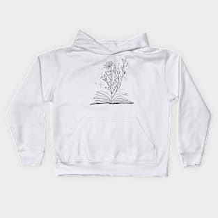 Blooming Pages Kids Hoodie